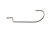 Lunkerhunt Offset Worm Hook, 4/0, 4/0 Hook Size, TOSH02