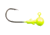 Lunkerhunt Panfish/Live Bait Ball Head Jig, Gloss Chartreuse, 1/32 oz, JPLBG102