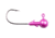 Lunkerhunt Panfish/Live Bait Ball Head Jig, Metallic Pink, 1/16 oz, JPLBM206