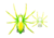 Lunkerhunt Phantom Spider Bait Topwater, 1, 2in, Leaf, SPIDER03