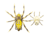 Lunkerhunt Phantom Spider Bait Topwater, 1, 2in, Six Spot, SPIDER01
