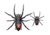 Lunkerhunt Phantom Spider Bait Topwater, 1, 2in, Widow Maker, SPIDER05