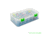 Lure Lock 3 in 1 Deep Box w/Dividers &amp; Ocean Blue Tak Liner, Clear/Green, LL1DWD