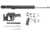 Luth-AR 24 in Bull Rifle kit minus Lower Receiver w/fixed stock, M-Lok, Black, Rifle, RKB-24-1M
