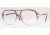 Luxottica Eyeglasses LU3514U with No-Line Progressive Rx Prescription Lenses A081-5220 - Brown On Transparent 