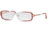 Luxottica Eyeglasses LU4307-L1054-5417 with No Line Progressive Rx Prescription Lenses 54 mm Lens Diameter / Transparent Violet Gradient Frame