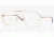 Luxottica LU1041T Progressive Eyeglasses, 00GP Gold Demo Lens Frame / 58 mm Prescription Lenses, 00GP-5818