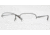Luxottica LU6554 SV Prescription Eyeglasses - Gunmetal Demo Lens Frame / 53 mm Prescription Lenses, 3075-5317
