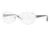 Luxottica LU2301B Progressive Prescription Eyeglasses F244-5118 - Shiny Silver Frame