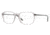 Luxottica LU3209 Progressive Prescription Eyeglasses C535-5217 - Transparent Gray Frame