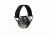 Smith &amp; Wesson Premium electronic earmuff with silver earcups, Black/Silver, One Size MP251C