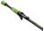 Lew’s MACH 2 Casting Rod, 6ft 8in 1-PC IM8 Graphite Rod, Medium  w/ Moderate-Fast, Stainless Steel Guides, Split-Grip Handle, Winn Dri-Tac Ultra Grips, Green/Black, M2TWJBRG2