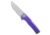 Machinewise MachineWise Sonora Button Lock Knife Blurple Fine Step Ti 3.38" SW S90V, Purple/Blue, CPM S90V, adult, BHQ-235966
