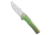 Machinewise MachineWise Sonora Button Lock Knife Green Smooth Ti 3.38" SW S90V, Green, CPM S90V, adult, BHQ-235997
