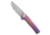 Machinewise MachineWise Sonora Button Lock Knife Sunset Fade Titanium 3.4" SW S90V, Purple/Pink/Gold, S90V, adult, BHQ-224980
