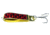 Mack's Lure Cripplure Freshwater Spoon, 1/4oz, Brass/Red Prism, 40209