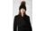 Mackage Doris Classic Knit Hat w/ Fox Fur Pompom - Womens, Black, One Size, Doris-R-Black