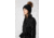 Mackage Doris Classic Knit Hat w/ Fox Fur Pompom - Womens, Black, One Size, Doris-R-Black
