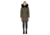 Mackage Enia Mid Length Winter Down Coat With Fur - Womens, Army, Large ENIA-ARMY-L
