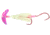 Macks Lure Cha Cha Sockeye Squidder rig, 2 2/0 Hooks, 1.5in, Pink Silver Tiger Smile Blade/Nuclear Glo Skirt/Flo Pink Beads, 60013