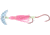 Macks Lure Cha Cha Sockeye Squidder rig, 2 2/0 Hooks, 1.5in, Silver Scale Smile Blade/Pink Shrimp Skirt/Glow Beads, 60012