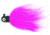 Macks Lure Rock Dancer Bucktail Jig, 3/8 oz, 2/0 Hook Black Head/Cerise Body, 18182