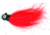 Macks Lure Rock Dancer Bucktail Jig, 3/8 oz, 2/0 Hook Black Head/Flame Orange Body, 18187