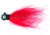 Macks Lure Rock Dancer Bucktail Jig, 3/8 oz, 2/0 Hook Black Head/Red Body, 18190
