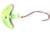 Macks Lure Smile Blade Slow Death Rig, Number 2 Hook, Chrt Sparkle Smile Blade/Yellow Chrt Bead/Flo Chrt Center Bead, 63303