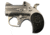 Bond Arms Cub Pistol, .357 Magnum, 2.5 in barrel, polished stainless steel frame, black rubber grip, 2-barrel, single-action, crossbolt safety, fixed, blade front, 2 round magazine, BA-CUB-FRRMPG