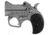 Bond Arms Roughneck Pistol, .357 Magnum, 2.5 in barrel, stainless steel frame, black rubber grip, 2-barrel, single-action, crossbolt safety, fixed, blade front, 2 round magazine, BA-RGNK-FRRMPG
