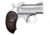 Bond Arms USA-Defender Pistol, .45 Colt, 3 in barrel, stainless steel frame, checkered rosewood grip, 2-barrel, single-action, crossbolt safety, fixed, blade front, 2 round magazine, BA-USA-DFNR-2-FRRMPG