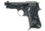 Beretta 1934 Pistol, .380 ACP, 3.7 in barrel, carbon steel frame, black rubber grip, blowback operated semi-auto, single-action, frame mounted safety, fixed blade and notch, 7 round magazine, BT-1934-FRRMPG