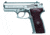 Beretta 8000F-Cougar-Inox Pistol, 9mm Luger, 3.6 in barrel, anodized aluminum frame, checkered plastic grip, short recoil semi-automatic, double-action, slide mounted safety/decock lever, fixed 3-dot, 13 round magazine, BT-8000F-CGR-INX-FRRMPG