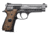 Beretta 92-Centennial Pistol, 9mm Luger, 4.9 in barrel, polished blue steel frame, smooth wood w/medallion grip, recoil operated semi-automatic, single-action, frame mounted ambi safety, adjustable, 15 round magazine, BT-92-CENTENNIAL-FRRMPG