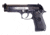 Beretta 92D Pistol, 9mm Luger, 4.9 in barrel, anodized aluminum frame, plastic grip, recoil operated semi-automatic, double-action only, no external safeties, fixed 3-dot, 15 round magazine, BT-92D-FRRMPG