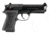 Beretta 92X-Compact Pistol, 9mm Luger, 4.25 in barrel, aluminum alloy frame, black polymer grip, recoil operated semi-automatic, double-action, slide mounted ambi safety/decocker, fixed combat, 13 round magazine, BT-92X-CPT-FRRMPG