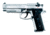 Beretta 96-Vertec-Inox Pistol, .40 S&amp;W, 4.7 in barrel, anodized aluminum frame, plastic grip, short recoil semi-automatic, double-action, slide mounted safety/decock lever, fixed 3-dot, 10 round magazine, BT-96-VERTEC-INX-FRRMPG
