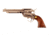 Beretta Stampede-Nickel Revolver, .357 Magnum, 5.5 in barrel, brushed nickel frame, walnut grip, revolving chamber, single-action, automatic hammer block, fixed, 6 round magazine, BT-STPD-NKL-2-FRRMPG