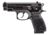 Canik C100 Pistol, 9mm Luger, 3.93 in barrel, aluminum alloy frame, black polymer grip, recoil operated semi-automatic, double-action, frame mounted manual safety, fixed white 3-dot, 15 round magazine, CANIK-C100-3-FRRMPG
