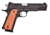 Citadel M-1911 Pistol, .38 Super, 5 in barrel, matte black finish steel frame, checkered wood grip, recoil operated semi-automatic, single-action, grip safety, ambi thumb safety, Novak, 8 round magazine, CTD-M-1911-FRRMPG