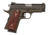 Citadel M-1911-Cerakote-Compact Pistol, .45 ACP, 3.5 in barrel, matte OD green steel frame, checkered wood grip, recoil operated semi-automatic, single-action, grip safety, manual thumb safety, Novak, 7 round magazine, CTDM1911CRKTCPT-FRRMPG