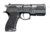 FK BRNO PSD-C Pistol, 7.5 mm FK, 4.25 in barrel, black polymer frame, integrated polymer grip, recoil operated semi-automatic, single-action, frame mounted thumb safety, fixed low profile, 14 round magazine, FK-BRNO-PSD-C-FRRMPG