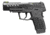 Kel-Tec P15 Pistol, 9mm Luger, 4 in barrel, polymer frame, integrated polymer grip, recoil operated semi-automatic, striker single-action, grip safety only, fiber-optic front, adjustable rear, 15 round magazine, KT-P15-FRRMPG
