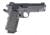 Les Baer 1911-Black-Baer Pistol, 9mm Luger, 4.25 in barrel, black finish steel frame, checkered black grip, recoil operated semi-automatic, single-action, fixed combat night sights, 9 round magazine, LB-1911-BLK-BAER-FRRMPG