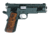 Les Baer 1911-Bullseye-Wadcutter Pistol, .45 ACP, 5 in barrel, blued finish steel frame, checkered cocobolo grip, recoil operated semi-automatic, single-action, grip safety, manual thumb safety, fully adjustable, 7 round magazine, LB-1911-BW-FRRMPG