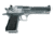 Magnum Research Desert-Eagle-Mark-XIX Pistol, .44 Remington Magnum, 6 in barrel, brushed chrome steel frame, black plastic grip, gas operated semi-automatic, single-action, fixed combat, 8 round magazine, MRDTEGLMRKXIX4-FRRMPG