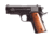 Rock Island Armory 1911-GI-Standard Pistol, .45 ACP, 3.5 in barrel, parkerized steel frame, smooth wood grip, recoil operated semi-automatic, single-action, grip safety, manual thumb safety, fixed combat, 7 round magazine, RIA-1911-GI-STND-2-FRRMPG