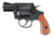 Rock Island Armory M206-RIA Revolver, .38 Special, 2 in barrel, blued finish steel frame, checkered wood grip, revolving chamber, double-action, trigger actuated transfer bar, front blade, 6 round magazine, RIA-M206-RIA-FRRMPG