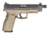 Springfield Armory XD-M-Threaded-Barrel Pistol, .45 ACP, 5.3 in barrel, dark earth polymer frame, integrated polymer grip, recoil operated semi-automatic, white 3-dot, 13 round magazine, SAXDMTHB-FRRMPG